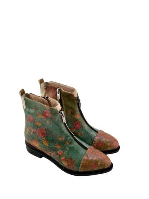 Goby Botki w kolorze niebiesko-brązowym rozmiar: 40