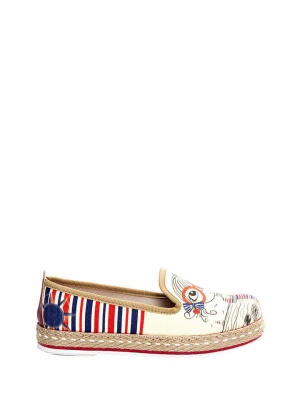 Goby Espadryle w kolorze beżowym ze wzorem rozmiar: 38