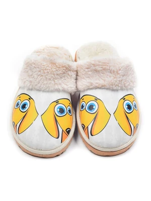 Goby Kapcie w kolorze biało-żółtym rozmiar: 42