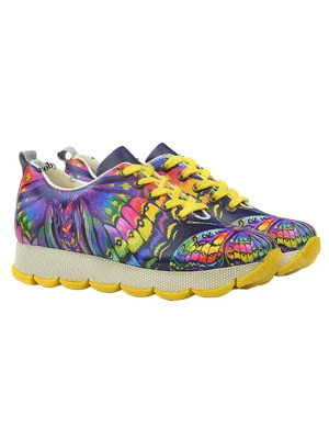 Goby Skórzane sneakersy w kolorze niebieskim rozmiar: 39