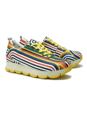 Goby Skórzane sneakersy ze wzorem rozmiar: 40