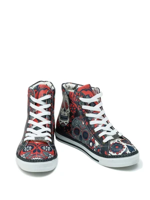 Goby Sneakersy w kolorze czarnym ze wzorem rozmiar: 38