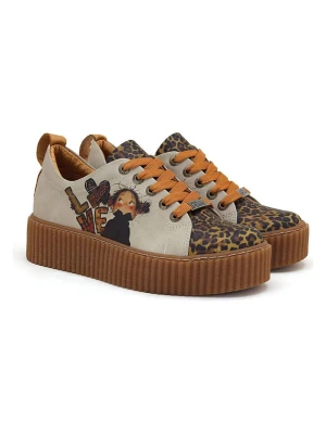 Goby Sneakersy w kolorze kremowo-jasnobrązowym rozmiar: 37