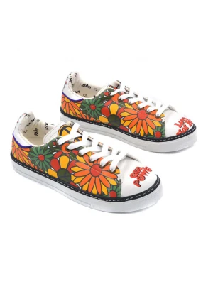 Goby Sneakersy w kolorze pomarańczowym ze wzorem rozmiar: 39