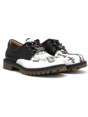 Goby Trzewiki w kolorze czarno-białym rozmiar: 37