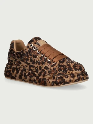Goe sneakersy damskie brązowy