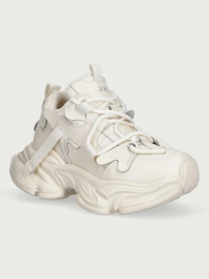 Goe sneakersy damskie skórzane beżowy