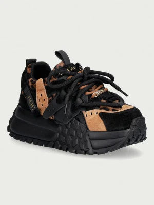 Goe sneakersy damskie skórzane czarny