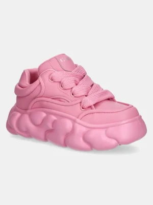 GOE sneakersy skórzane damskie kolor różowy RR2N4042