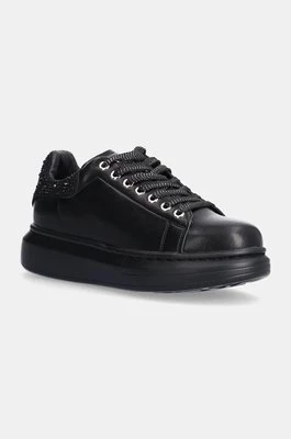 GOE sneakersy skórzane kolor czarny OO2N4004 BLACK