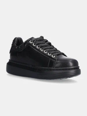 GOE sneakersy skórzane kolor czarny OO2N4004 BLACK