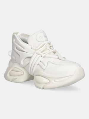 GOE sneakersy skórzane OO2N4027 damskie kolor beżowy OO2N4027 WHITE