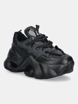 GOE sneakersy skórzane OO2N4030 damskie kolor czarny OO2N4030 BLACK