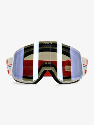 Gogle narciarskie 100% Snowcraft Hiper - launch/mirror red lens