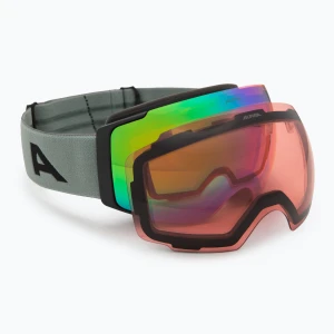 Gogle narciarskie Alpina Falera Mag Q-Lite black / green matt / green / pink