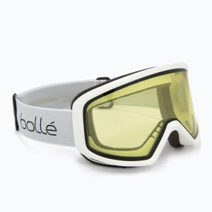 Gogle narciarskie Bollé Bedrock white matte/lemon