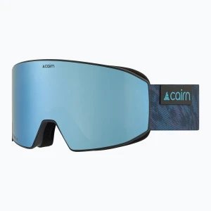 Gogle narciarskie Cairn Bera L Pure mat turquoise camo Niebieski