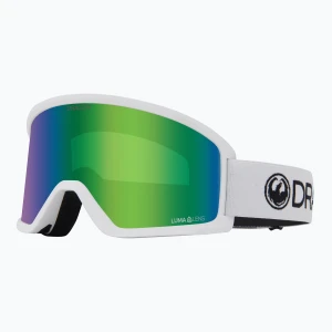 Gogle narciarskie DRAGON DX3 OTG white/lumalens green ion