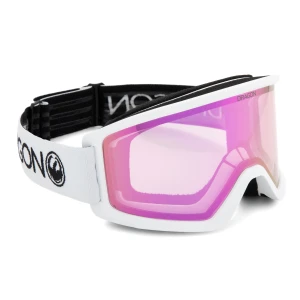 Gogle narciarskie Dragon DX3 OTG white/lumalens pink ion