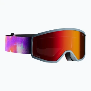 Gogle narciarskie dziecięce Atomic Four Jr Flash graphic / purple / orange / red flash