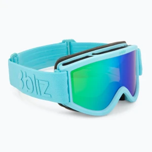 Gogle narciarskie dziecięce Bliz Pixie Jr matte turquoise / brown / green multi Niebieski