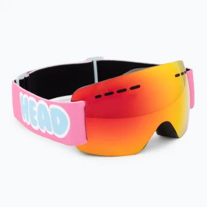 Gogle narciarskie dziecięce HEAD Solar fmr red/fmr yellow red