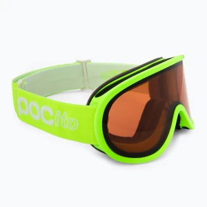 Gogle narciarskie dziecięce POC POCito Retina Jr S2 fluorescent yellow / green / partly sunny light orange
