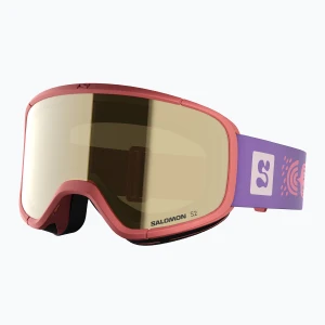 Gogle narciarskie dziecięce Salomon Rio S2 smoke blue / flash gold