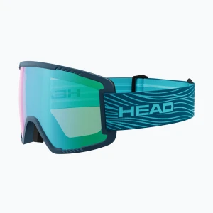 Gogle narciarskie HEAD Contex green / petrol Niebieski