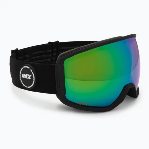 Gogle narciarskie IMX Peak black matt / black / green irridium / bown