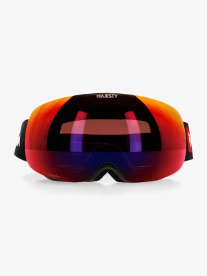 Gogle narciarskie Majesty The Force Arc Snow Goggles - black/rose revo/red garnet