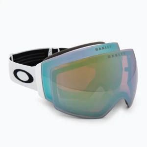 Gogle narciarskie Oakley Flight Deck Pro M matte white/prizm sapphire/prizm sage go
