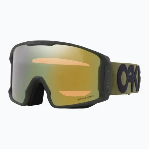 Gogle narciarskie Oakley Line Miner L matte b1b dark brush/prizm sage gold iridium