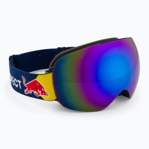 Gogle narciarskie Red Bull SPECT Bent blue/ice blue snow/smoke with blue mirror