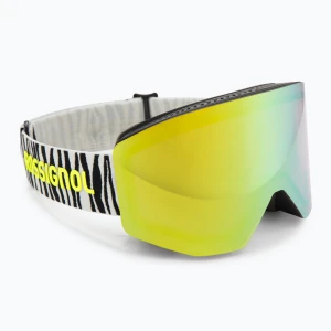 Gogle narciarskie Rossignol Otava S zebra / purple Czarny