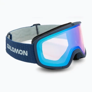 Gogle narciarskie Salomon Aksium 2.0 dress blue / ml light blue Granatowy