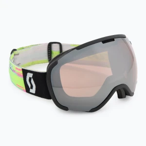 Gogle narciarskie SCOTT Faze II black/neon yellow/amp silver chrome
