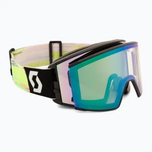 Gogle narciarskie SCOTT React black / neon yellow / amp lavender chrome