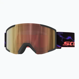 Gogle narciarskie SCOTT Shield LS black / purple / amp ls cinnamon chrome