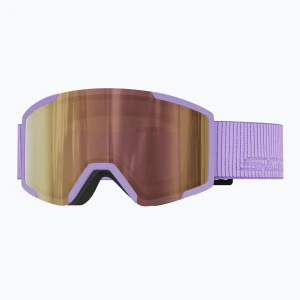 Gogle narciarskie SCOTT Shield LS sherbet purple / amp ls cinnamon chrome Fioletowy