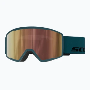 Gogle narciarskie SCOTT Trace Pro Light Sensitive petrol green / amp ls cinnamon chrome