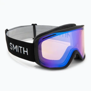 Gogle narciarskie Smith Rally black/blue sensor mirror