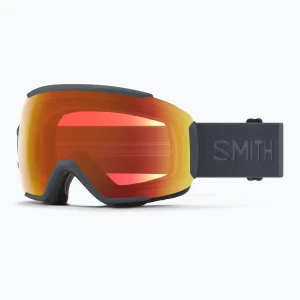 Gogle narciarskie Smith Sequence OTG S2 slate / chromapop everyday red mirror Szary