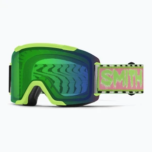 Gogle narciarskie Smith Squad S2 slime static shag / chromapop everyday green mirror