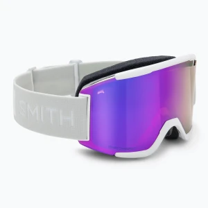 Gogle narciarskie  Smith Squad white vapor/chromapop everyday violet mirror/clear