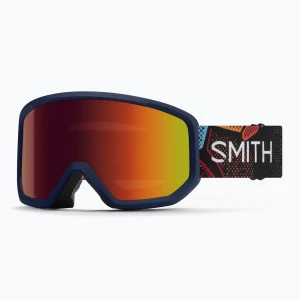 Gogle narciarskie Smith Transfer S3 midnight geo alpine / red solx mirror antifog Granatowy