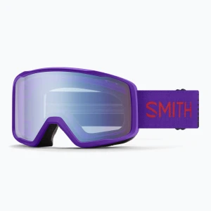 Gogle narciarskie Smith Tribute S1 fresh purple / blue sensor mirror antifog Fioletowy