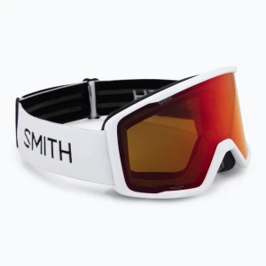 Gogle narciarskie Smith Tribute white / red sol-x mirror