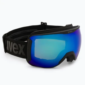 Gogle narciarskie UVEX Downhill 2100 CV black matt / mirror blue colorvision green