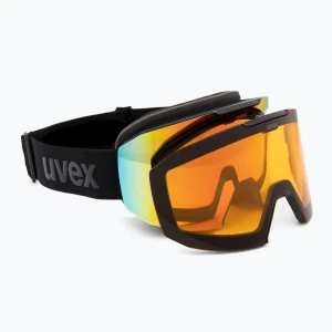 Zdjęcie produktu Gogle narciarskie UVEX Evidnt Attract S V + case black matt/mirror rainbow clear/yellow